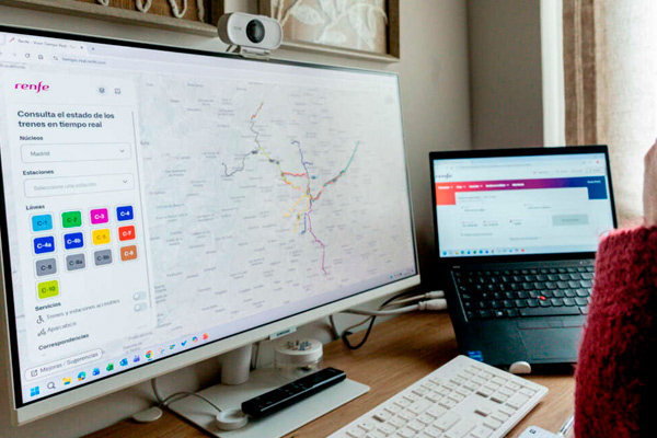 Ya puedes ver los trenes en tiempo real.